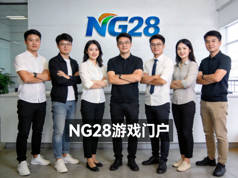 NG28游戏门户团队成员合影，展示专业团队形象