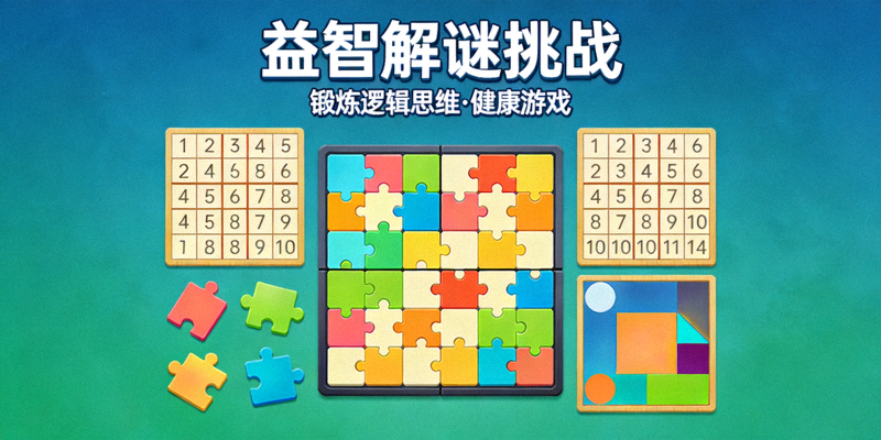 益智解谜类游戏展示画面 - 锻炼逻辑思维能力的健康游戏